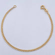 Pulso Cubano 2gr / 20.8cm / 2.5mm Oro Amarillo +1 18K &