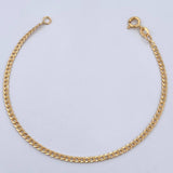 Pulso Cubano 2gr / 20.8cm / 2.5mm Oro Amarillo +1 18K &