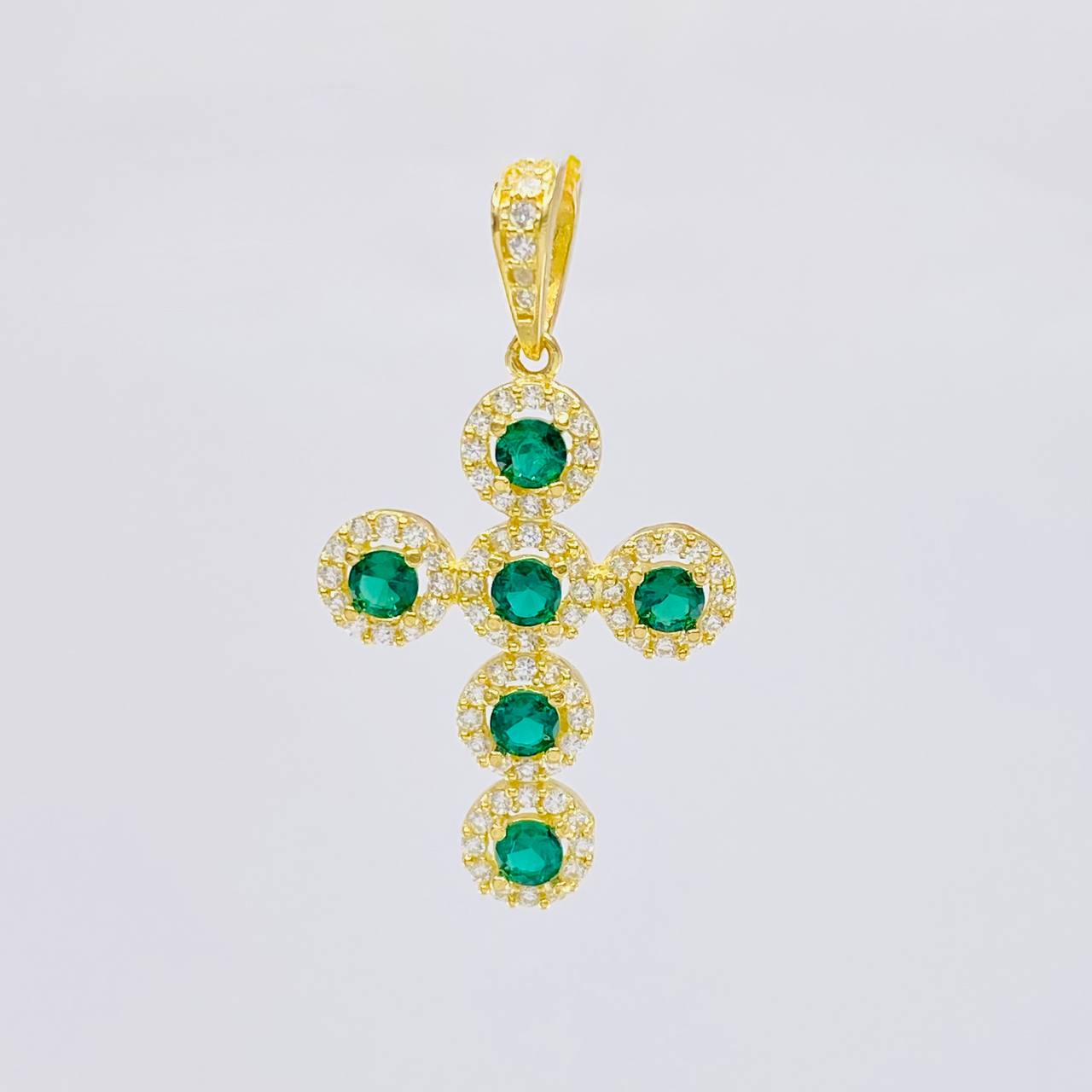 Dije Cruz Tupida 3.95 g / 3.8 cm Oro Amarillo 18K