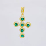 Dije Cruz Tupida 3.95 g / 3.8 cm Oro Amarillo 18K