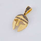 Dije Casco Gladiador 4.65 g / 3.3 cm Oro Amarillo 18K
