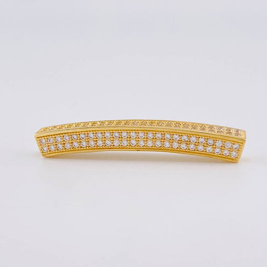 Herraje Barra 5.35 g / 3.8 cm Oro Amarillo 18K