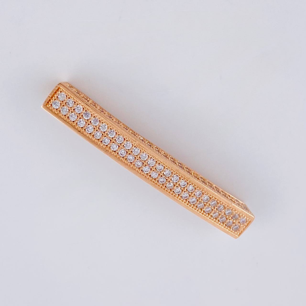 Herraje Barra 5.25 g / 3.8 cm Oro Rosa 18K