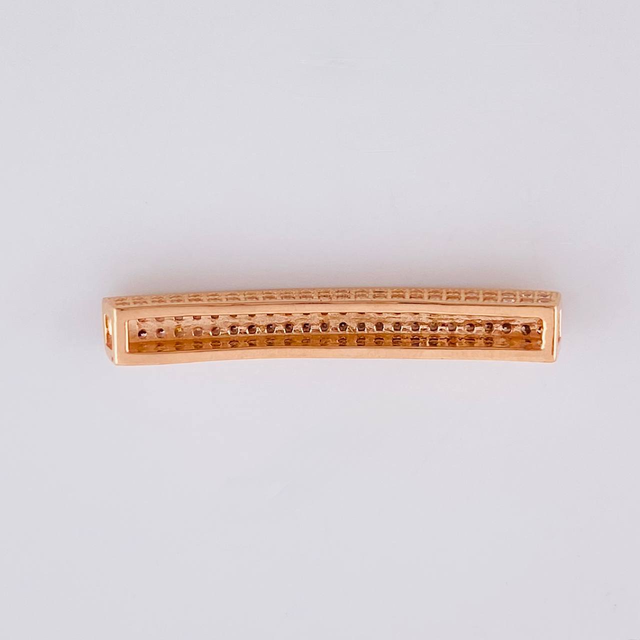 Herraje Barra 5.25 g / 3.8 cm Oro Rosa 18K