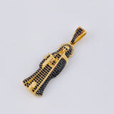 Dije Santa Muerte 7.05 g / 4.6 cm Oro Amarillo 18K