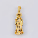 Dije Santa Muerte 7.05 g / 4.6 cm Oro Amarillo 18K