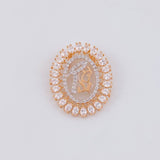 Dije Virgen Maria 2.8 g / 2.4 cm Oro Rosa 18K