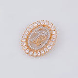Dije Virgen Maria 2.8 g / 2.4 cm Oro Rosa 18K