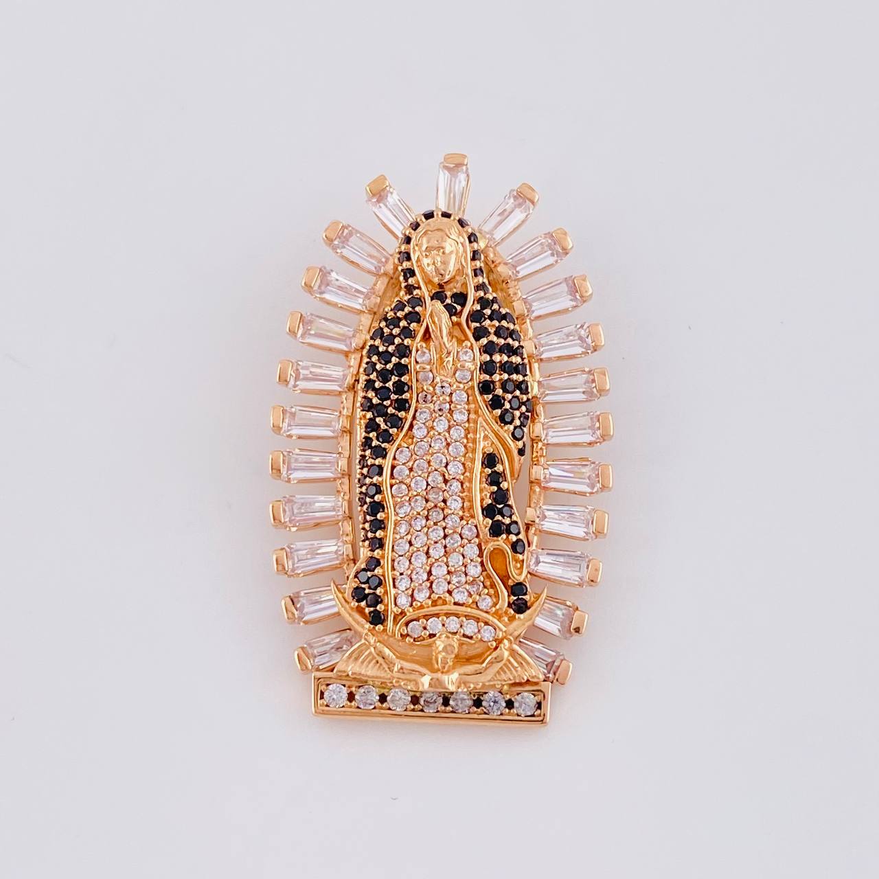 Dije Virgen De Guadalupe 10.95 g / 3.5 cm Oro Rosa 18K