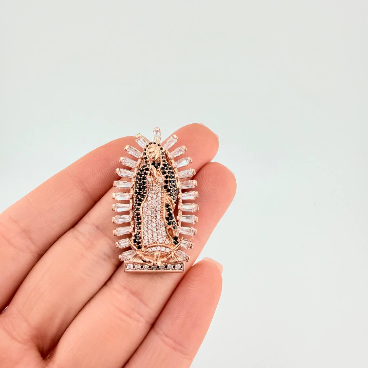 Dije Virgen De Guadalupe 10.95 g / 3.5 cm Oro Rosa 18K