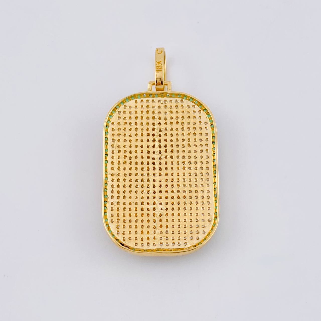 Dije Placa Virgen Guadalupe 9.75 g / 4.5 cm Oro Amarillo 18K