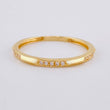 Anillo Desniveles Tupidos 1.35 g / T7 1/4 Oro Amarillo 18K