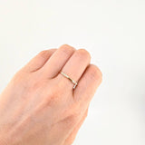 Anillo Desniveles Tupido 1.25 g / T6 1/4 Oro Amarillo 18K