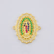 Herraje Virgen Guadalupe 3.3 g / 2 cm Oro Amarillo 18K