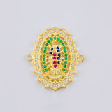 Herraje Virgen Guadalupe 3.3 g / 2 cm Oro Amarillo 18K