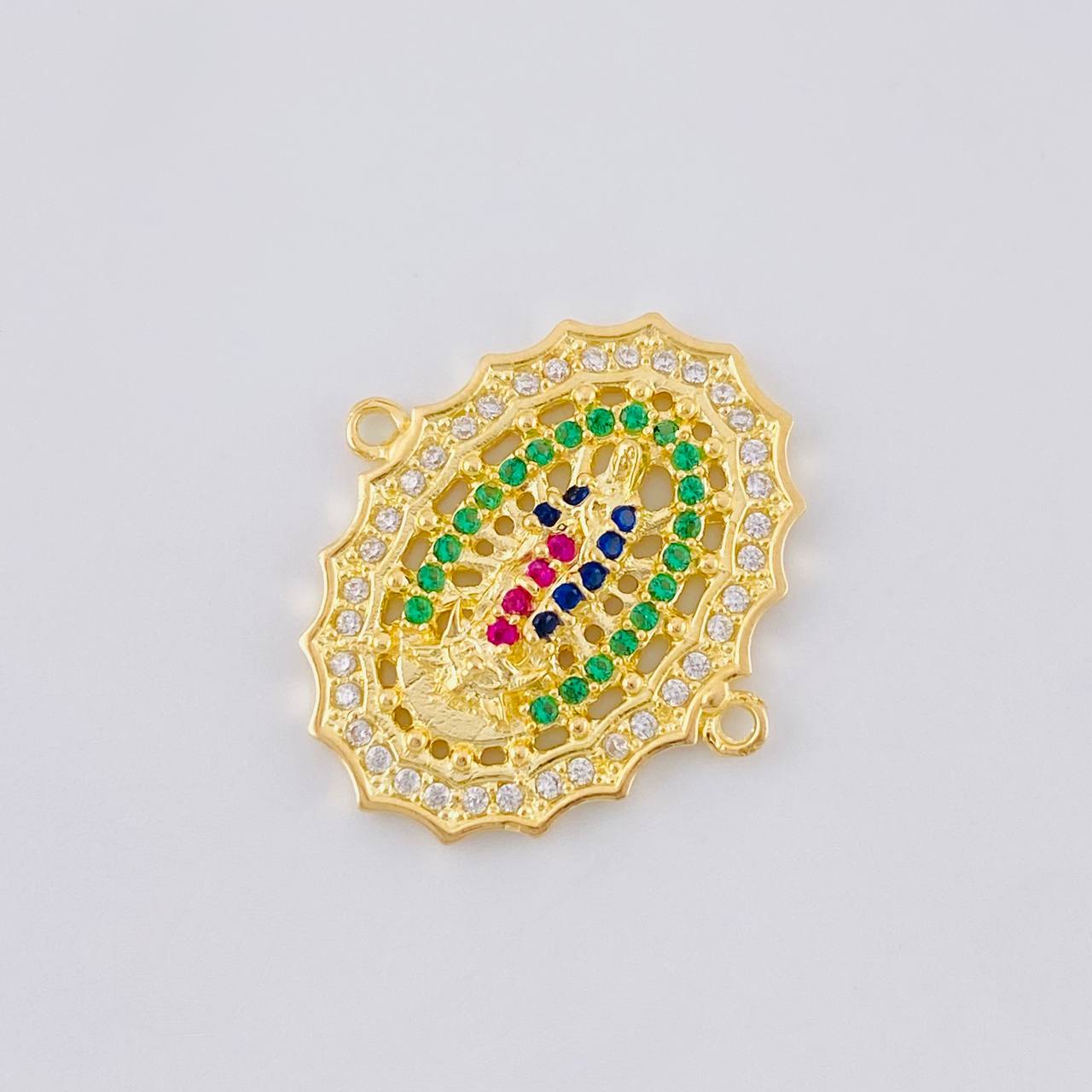 Herraje Virgen Guadalupe 3.3 g / 2 cm Oro Amarillo 18K