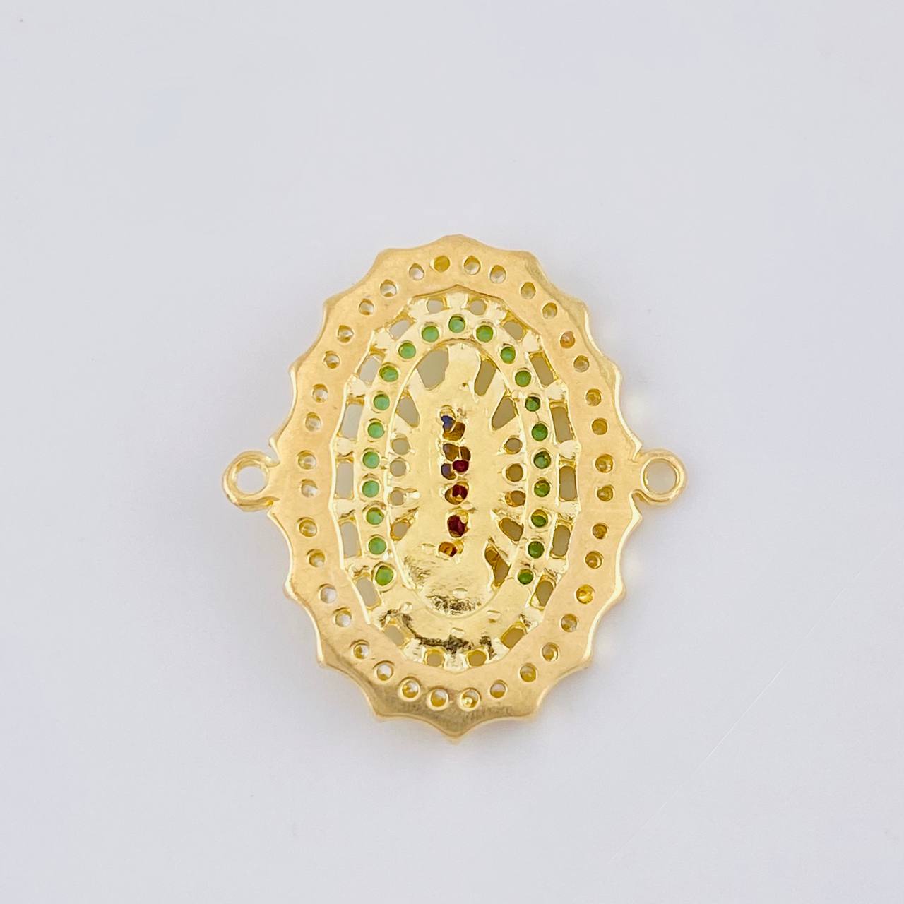 Herraje Virgen Guadalupe 3.3 g / 2 cm Oro Amarillo 18K