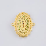 Herraje Virgen Guadalupe 3.3 g / 2 cm Oro Amarillo 18K