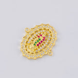 Herraje Virgen Guadalupe 3.6 g / 2 cm Oro Amarillo 18K
