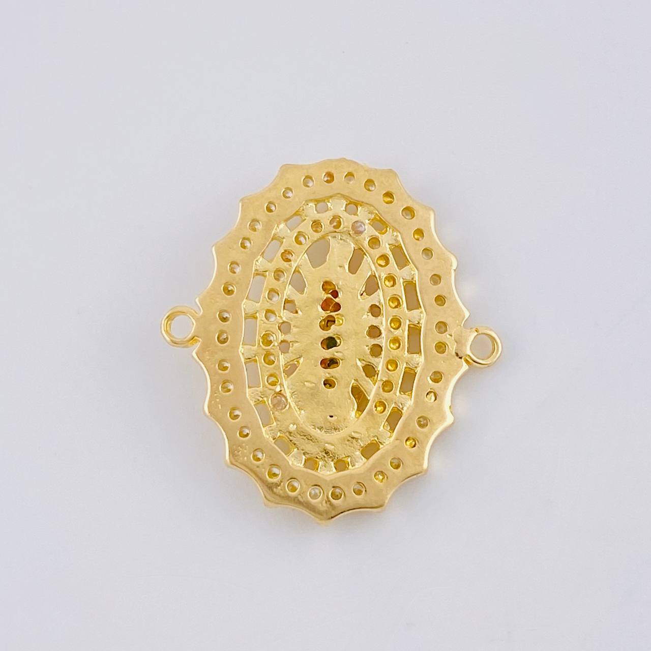 Herraje Virgen Guadalupe 3.6 g / 2 cm Oro Amarillo 18K