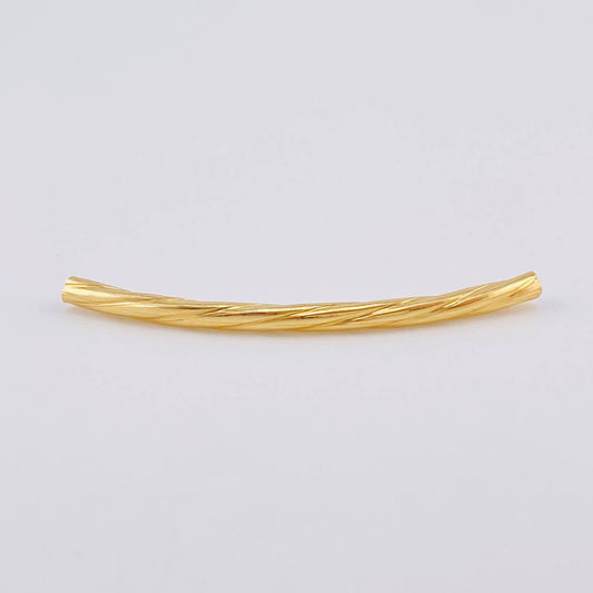 Herraje Cilindro 0.4 g / 3.9 cm Oro Amarillo 18K