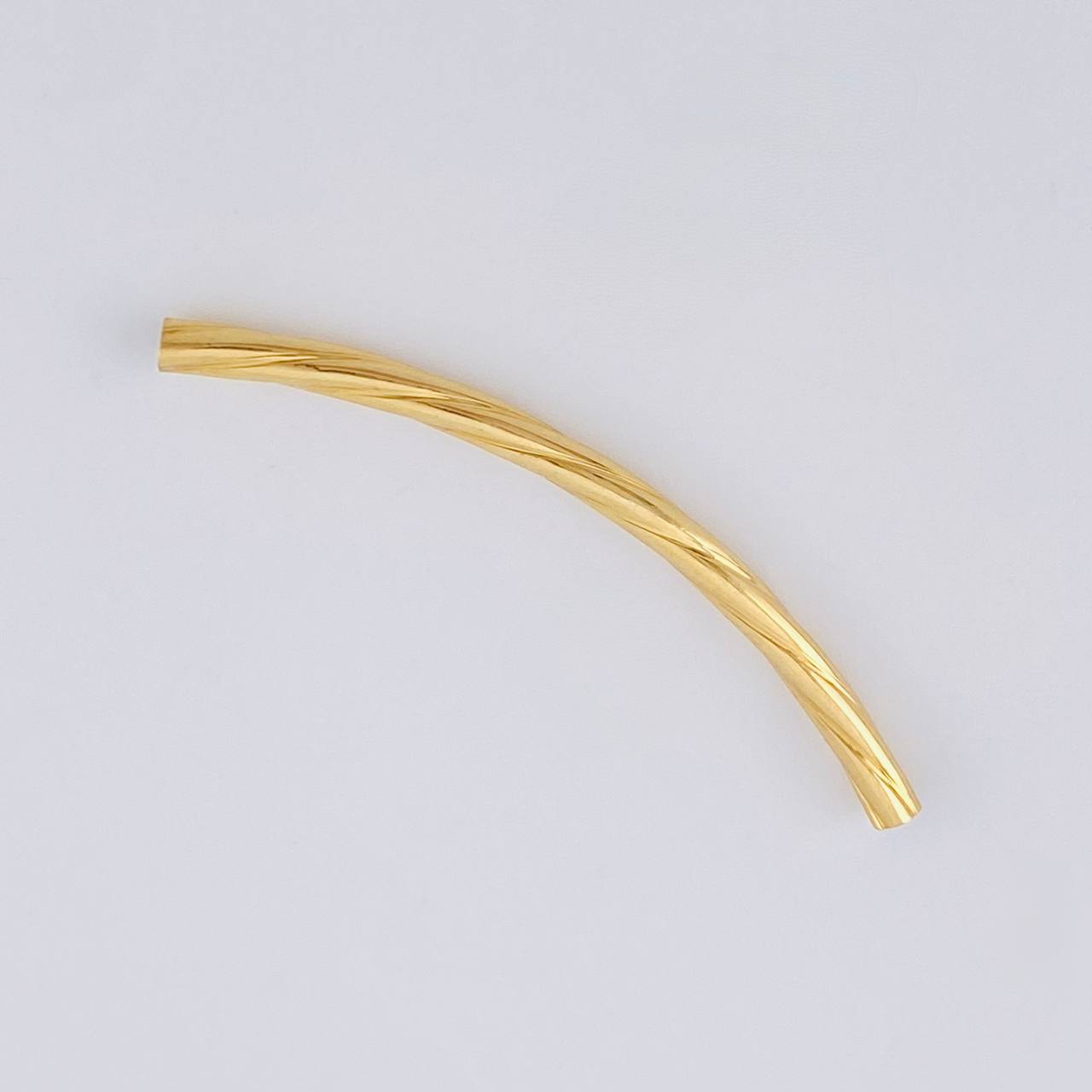 Herraje Cilindro 0.5 g / 4 cm Oro Amarillo 18K