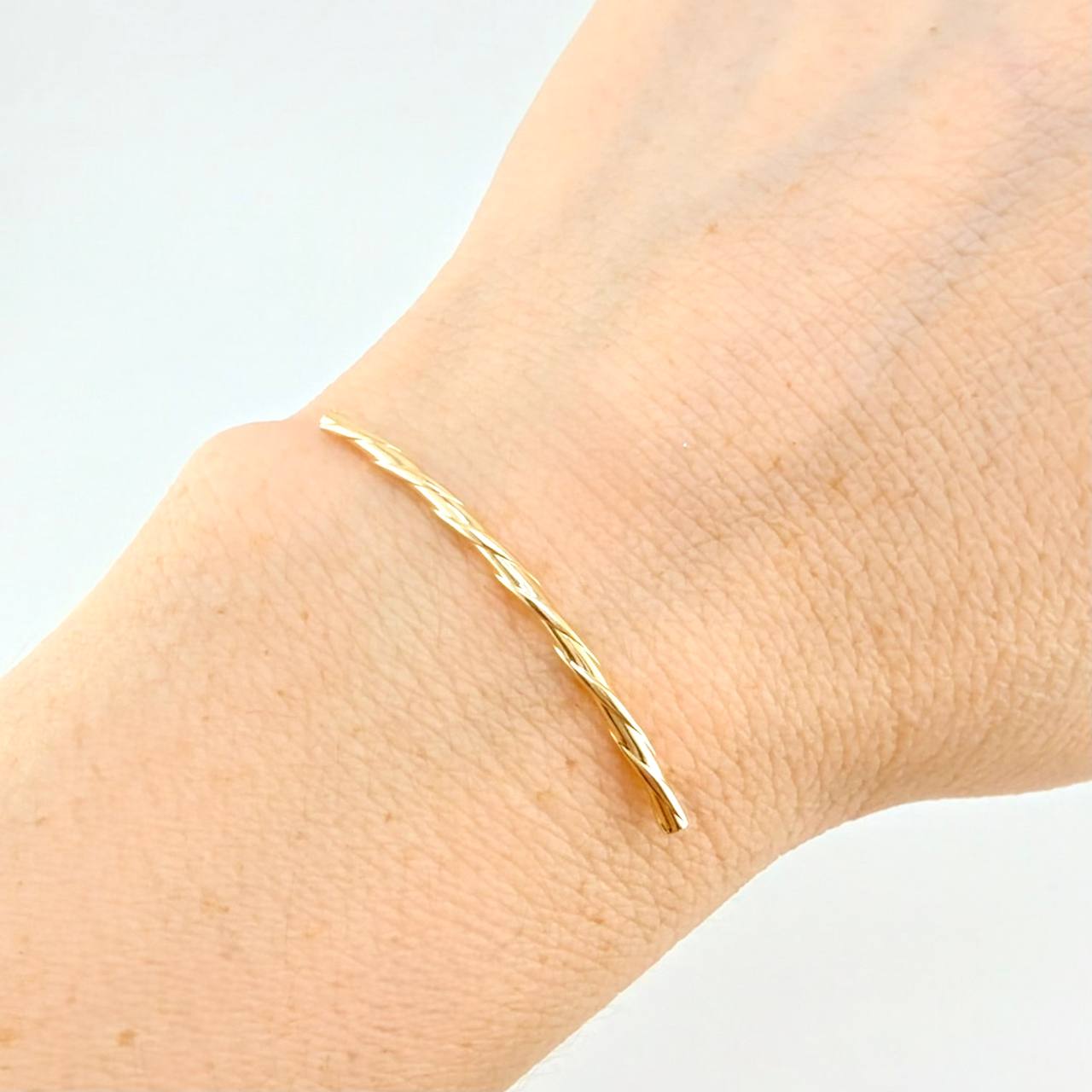 Herraje Cilindro 0.3 g / 3.9 cm Oro Amarillo 18K
