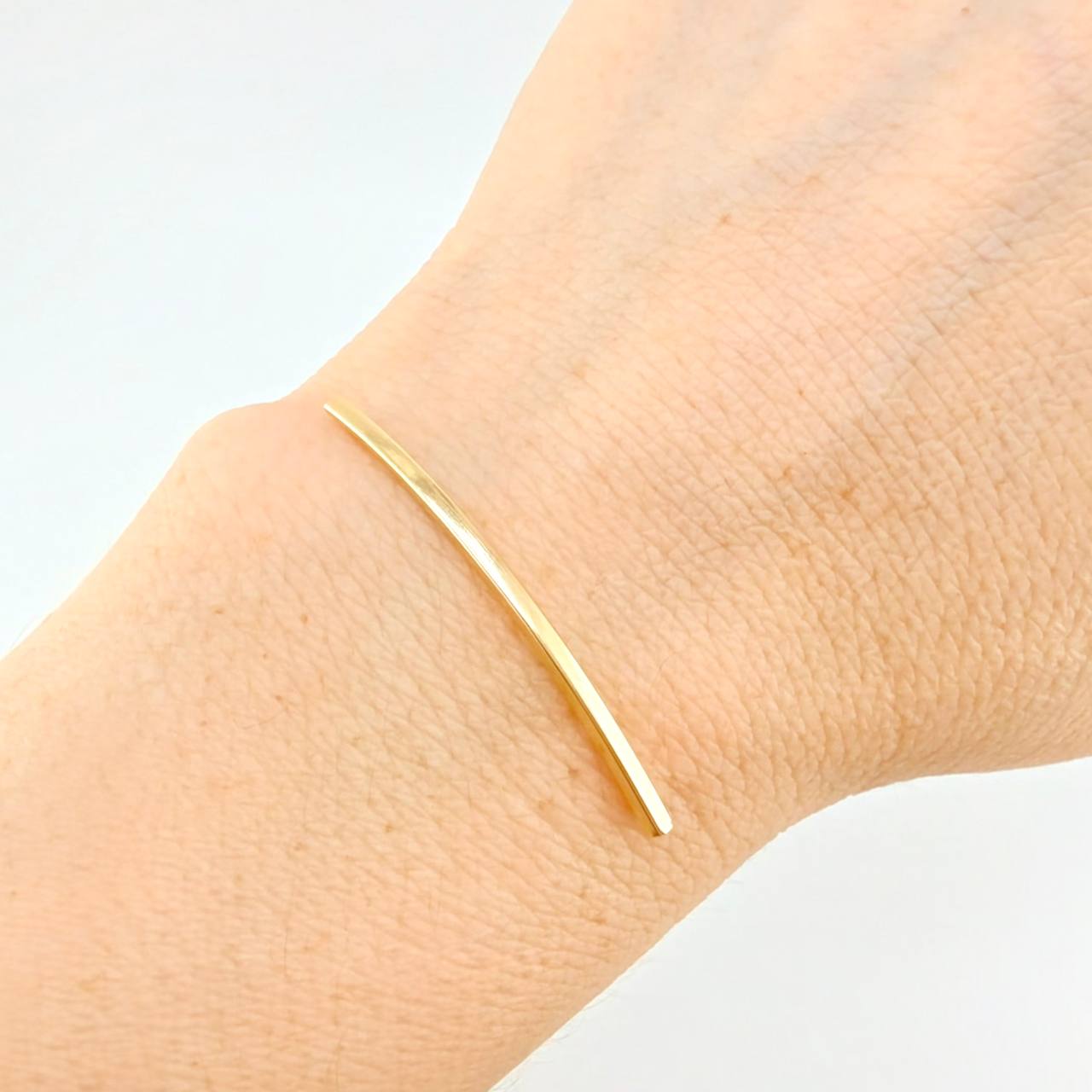 Herraje Cilindro 0.3 g / 3.8 cm Oro Amarillo 18K