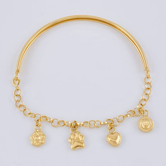 Pulso Roll On Casandra 4.55 g / 17.5 cm / 3.3 mm Oro Amarillo 18K