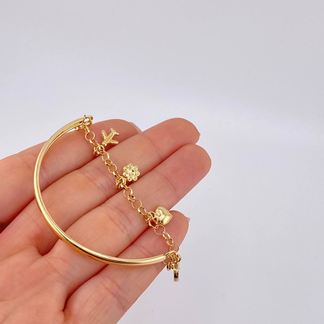 Pulso Roll On Casandra 4.5 g / 17.5 cm / 3.3 mm Oro Amarillo 18K
