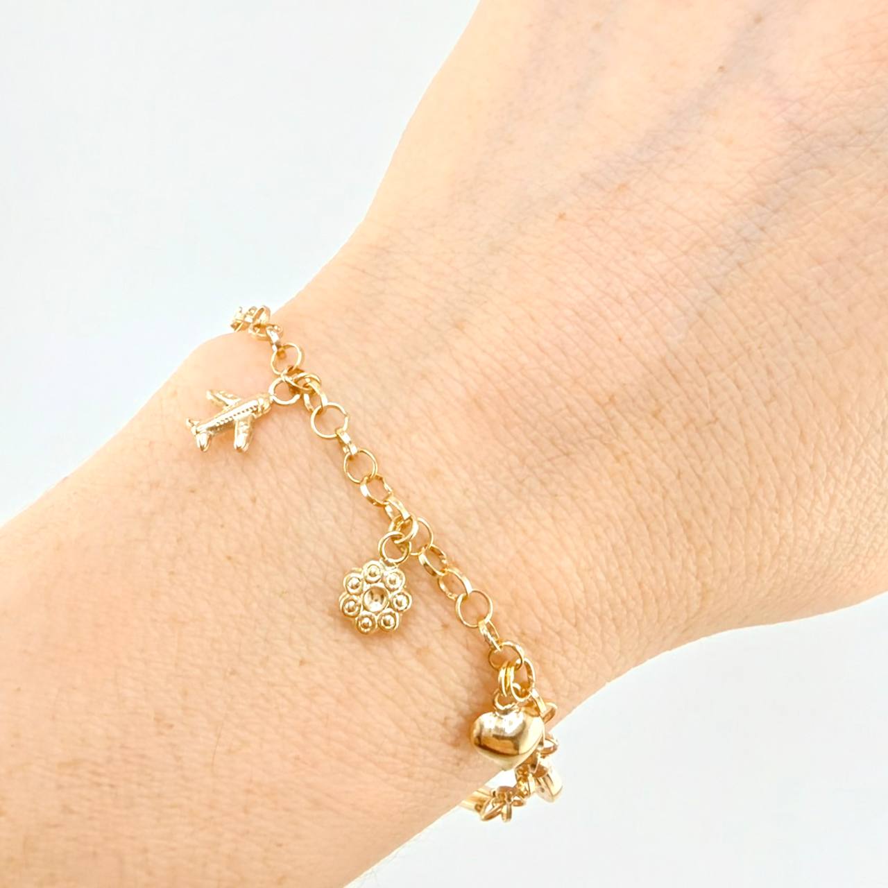 Pulso Roll On Casandra 4.5 g / 17.5 cm / 3.3 mm Oro Amarillo 18K