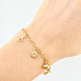 Pulso Roll On Casandra 4.5 g / 17.5 cm / 3.3 mm Oro Amarillo 18K