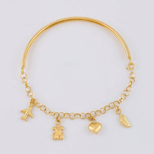 Pulso Roll On Casandra 4.4 g / 17.5 cm / 3.3 mm Oro Amarillo 18K