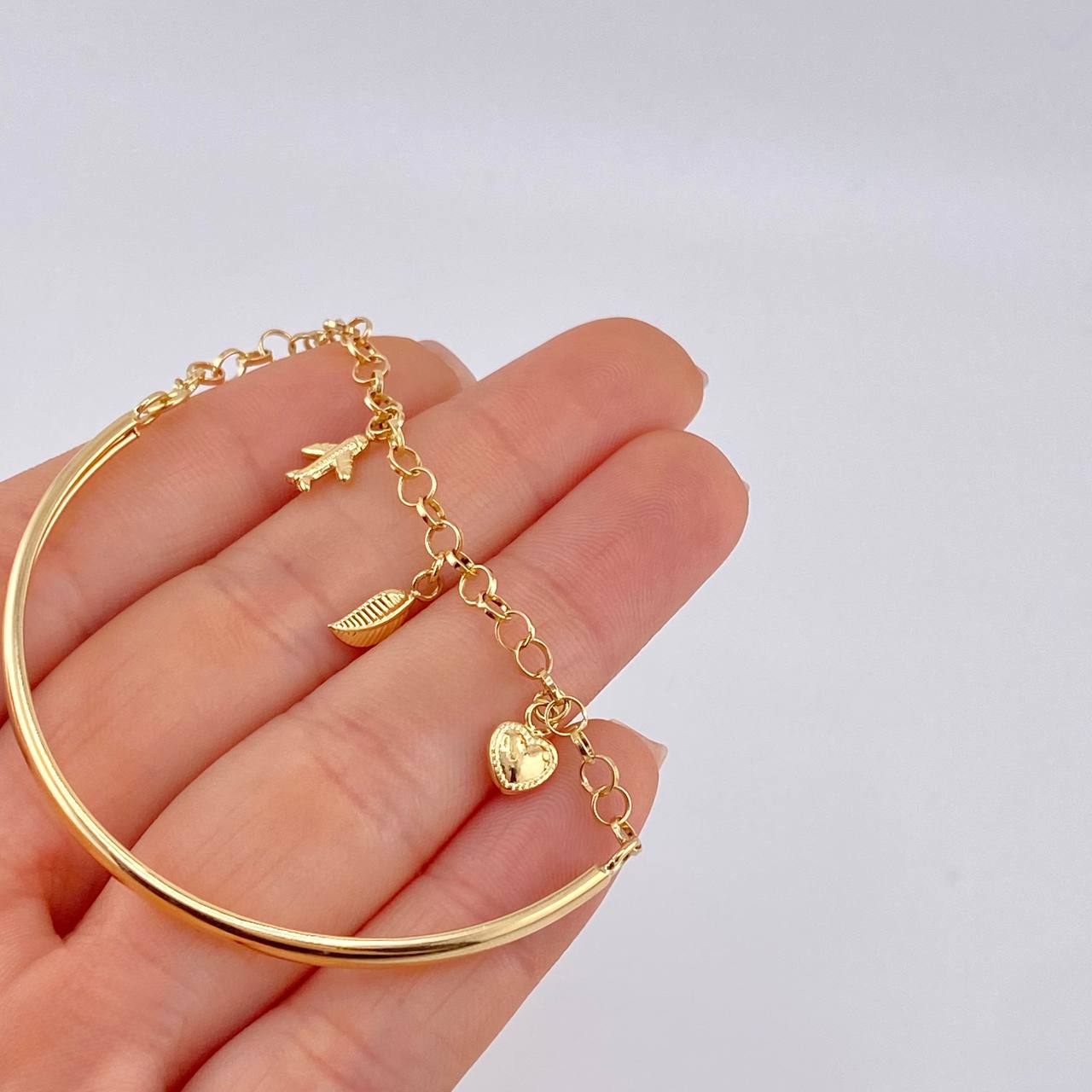 Pulso Roll On Casandra 4.3 g / 17.5 cm / 3.3 mm Oro Amarillo 18K