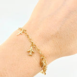 Pulso Roll On Casandra 4.3 g / 17.5 cm / 3.3 mm Oro Amarillo 18K