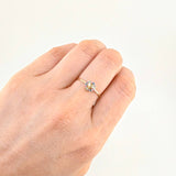Anillo Circulo Corazon 1.05 g / T7 1/4 Oro Amarillo 18K