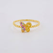 Anillo Mariposa Mate 1.35 g / T4 3/4 Oro Amarillo 18K