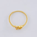Anillo Mariposa Mate 1.35 g / T4 3/4 Oro Amarillo 18K