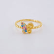 Anillo Mariposa Mate 1.45 g / T6 3/4 Oro Amarillo 18K