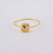 Anillo Cuadro Triqui 0.95 g / T6 3/4 Oro Amarillo 18K