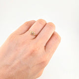 Anillo Cuadro Triqui 0.95 g / T6 3/4 Oro Amarillo 18K
