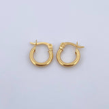 Candongas Sofi 1.15gr / 1.4cm / Espiral Oro Amarillo &