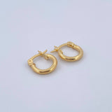Candongas Sofi 1.15gr / 1.4cm / Espiral Oro Amarillo &