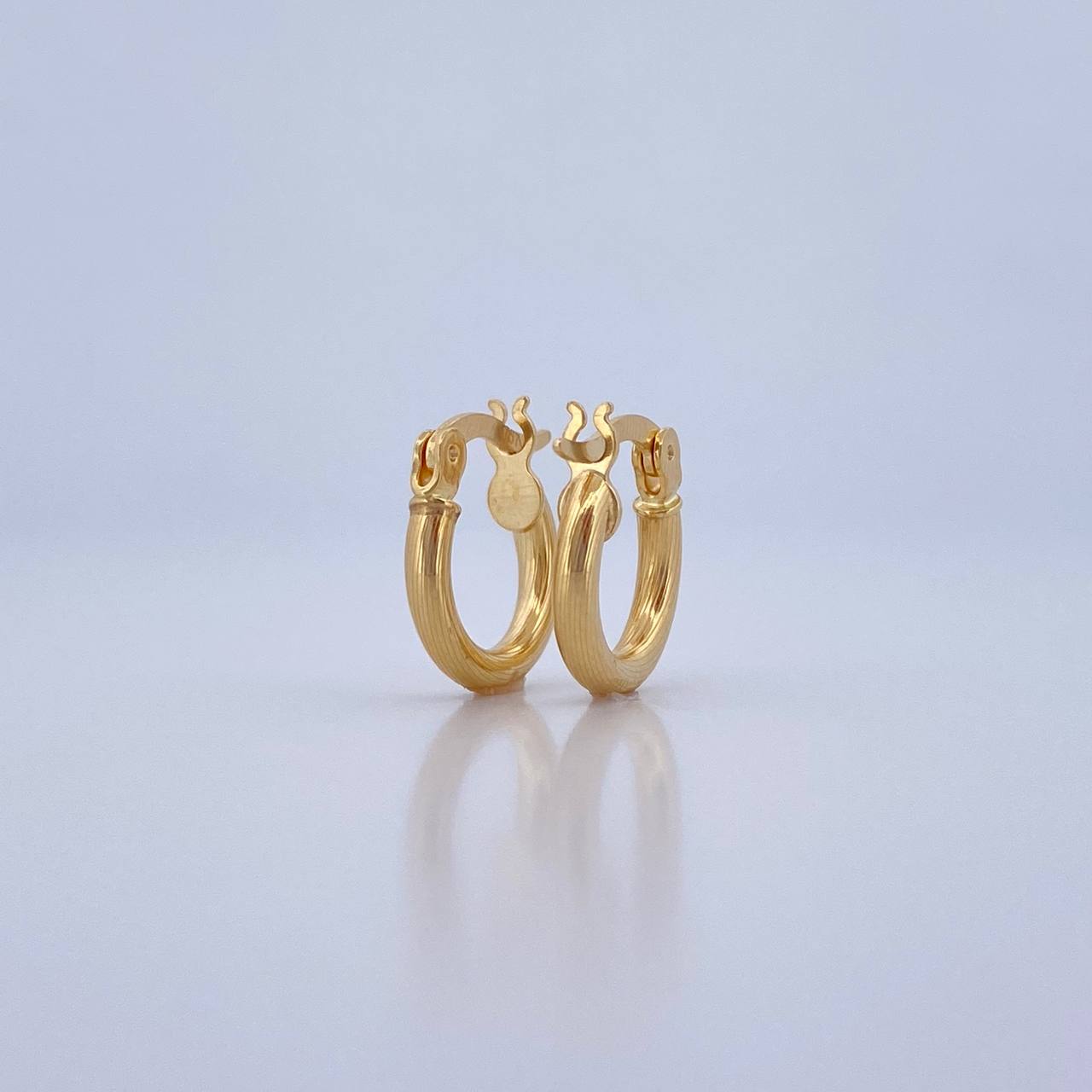 Candongas Sofi 1.15gr / 1.4cm / Espiral Oro Amarillo &