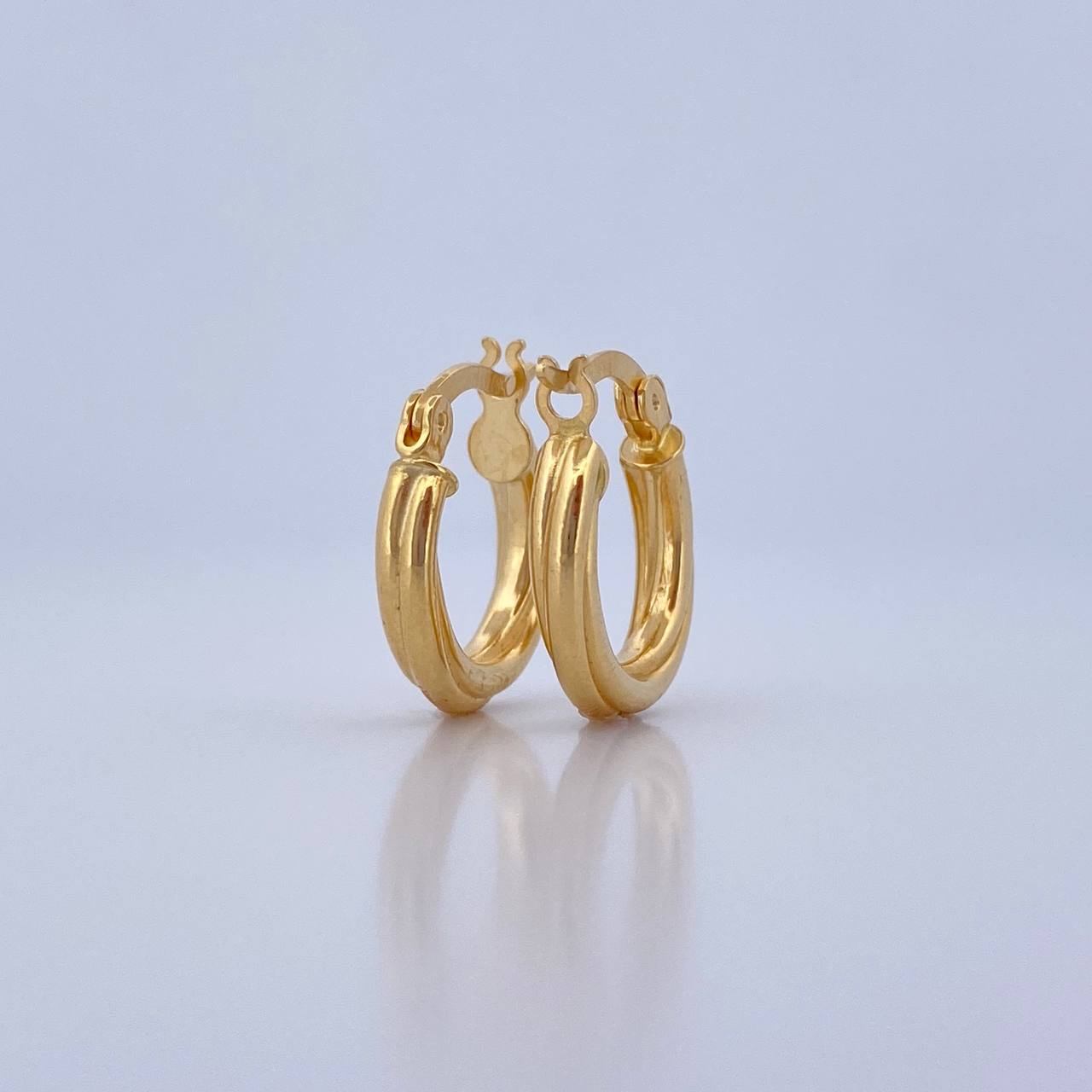 Candongas Juli 1.55gr / 1.7cm / Entorchadas Oro Amarillo 18K &