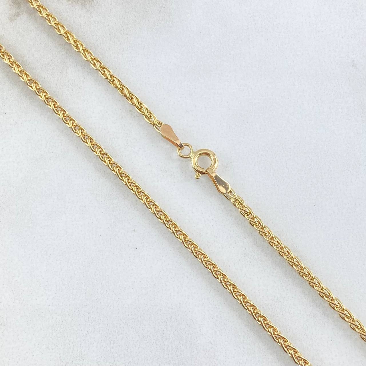 Cadena Franco 3.85gr / 60cm / +3 Oro 18K
