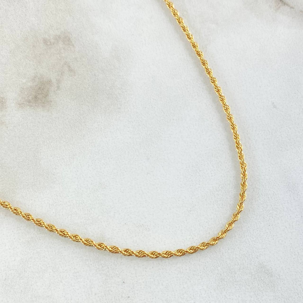 Cadena Lazo 1.75gr / 50cm / +3 Oro 18K
