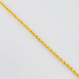 Cadena Lazo 2.9g / 50cm / 2.2mm Oro Amarillo 18K
