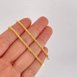 Cadena Lazo 4.45g / 50cm / 2.8mm Oro Amarillo 18K