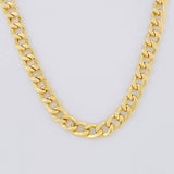 Cadena Cubana 10g / 60cm / 5.15mm Oro Amarillo 18K